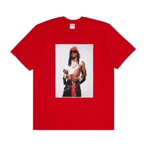 Supreme Playboi Carti F/W ‘25  Red Graphic Tee Size Small